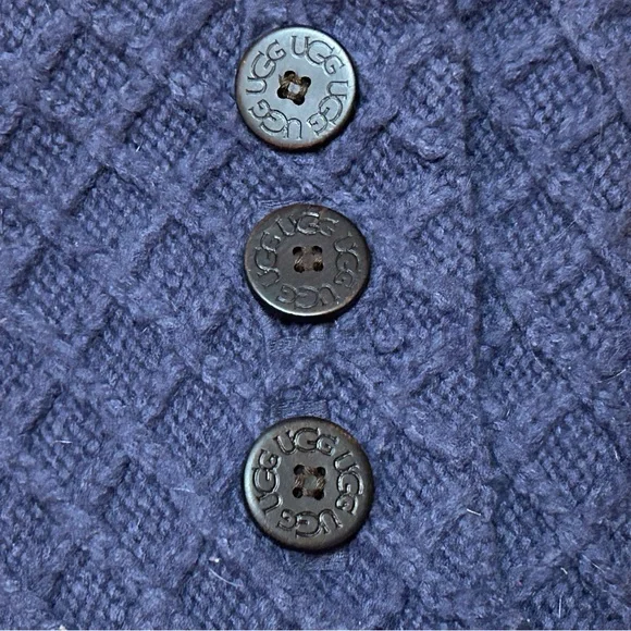 UGG Lattice Cardy Boots Navy Blue Size 10 Women’s - Picture 9 of 10